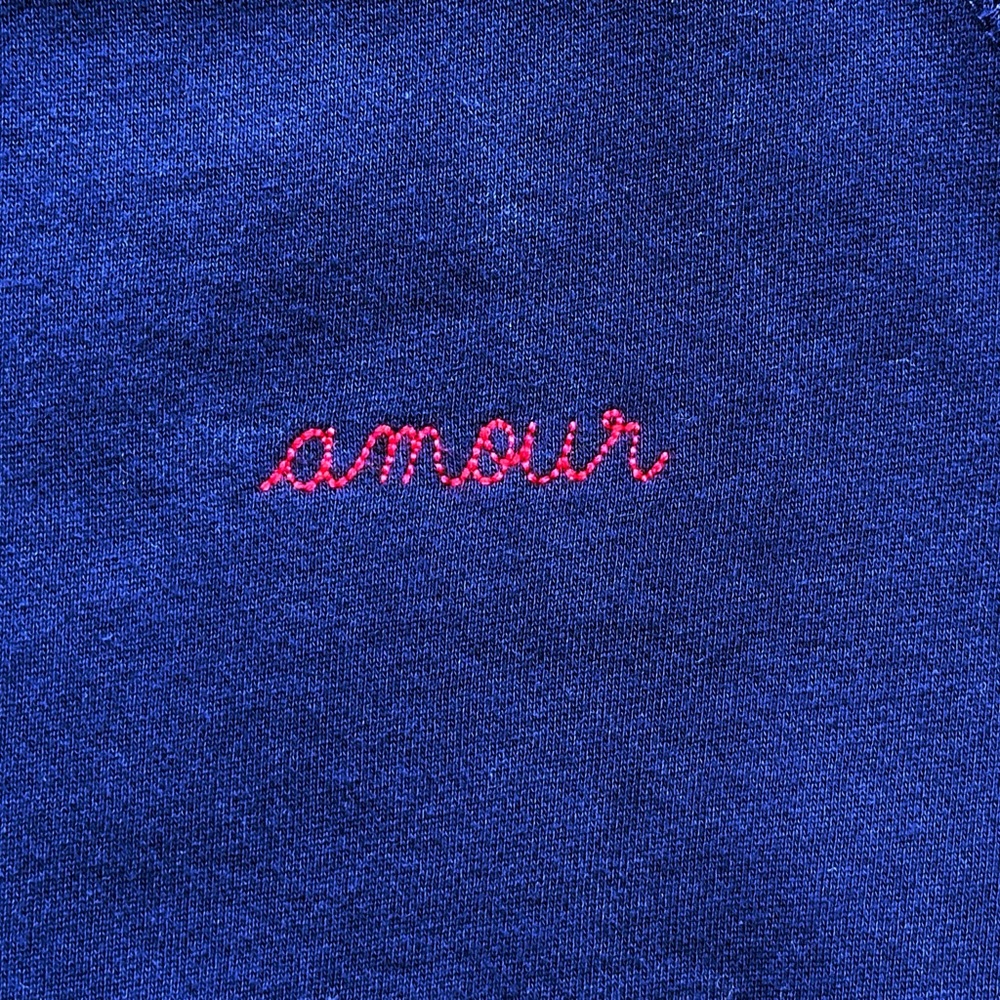 Maison Labiche Navy “Amour” Sweatshirt